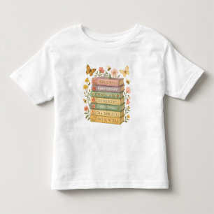 T-shirt Pour Les Tous Petits Nature et livre Lover Botanique Stack