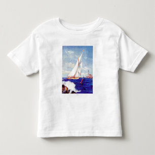 T-shirt Pour Les Tous Petits Navigation par le phare par Albert B. Marks