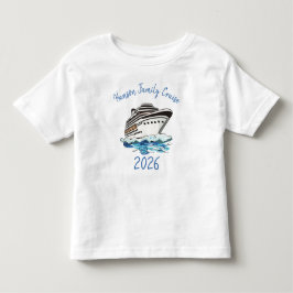 T-shirt Pour Les Tous Petits Navire de croisière personnalisé
