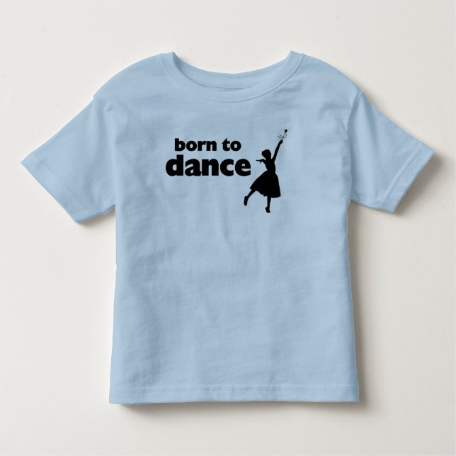 T-shirt Pour Les Tous Petits Né au ballet de danse (Devant)