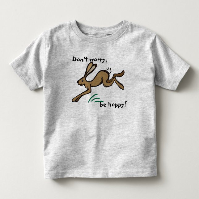 T-shirt Pour Les Tous Petits Ne vous inquiétez pas, soyez chanceux ! (Devant)