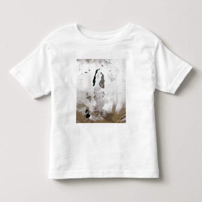 T-shirt Pour Les Tous Petits Neige autour de la mer d'Aral (Devant)