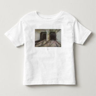 T-shirt Pour Les Tous Petits New York, NY - tunnel du fleuve Hudson, souterrain