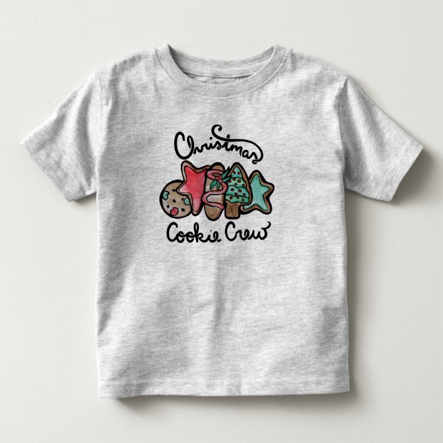 T-shirt Pour Les Tous Petits Noël Cookie Crew Holidays Cookies Family (Devant)