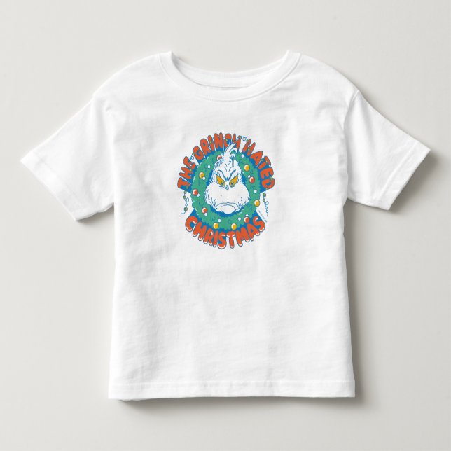 T-shirt Pour Les Tous Petits Noël de Grinch haï (Devant)