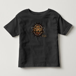 T-shirt Pour Les Tous Petits Noir & Or Stupefy Spell Graphisme