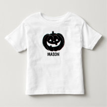 Nom d'Halloween Citrouille noir mignon
