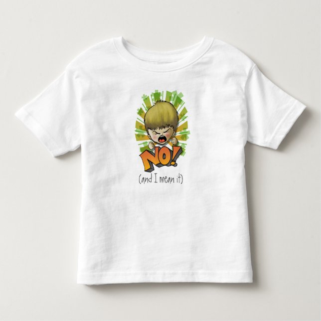 T-SHIRT POUR LES TOUS PETITS NON ! (Devant)