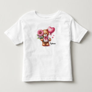 T-shirt Pour Les Tous Petits Nounours Ours en Peluche Personnalisé pour la Sain