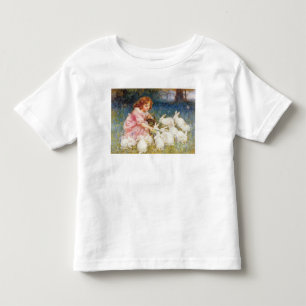 T-shirt Pour Les Tous Petits Nourrir les lapins