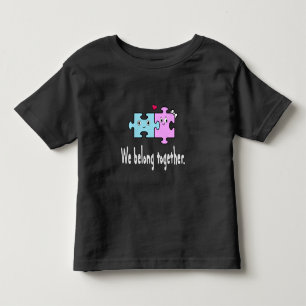 T-shirt Pour Les Tous Petits Nous sommes faits l'un pour l'autre