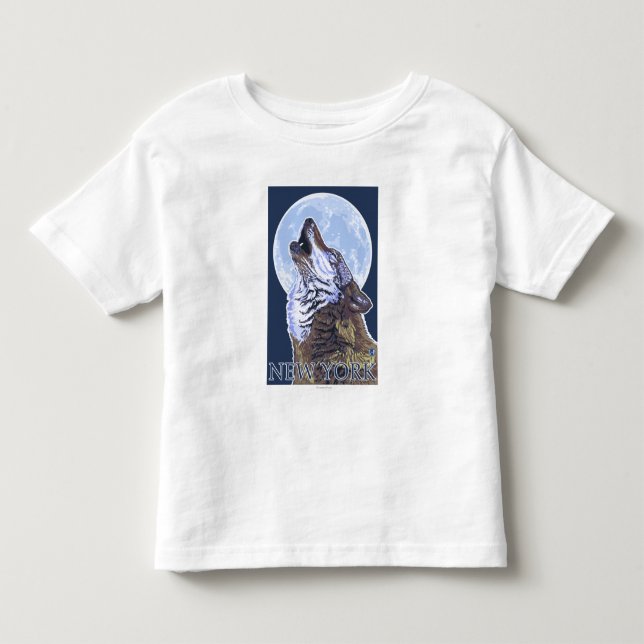 T-shirt Pour Les Tous Petits Nouveau loup de YorkHowling (Devant)