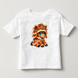 T-shirt Pour Les Tous Petits Nouvel An Chinois Cheval 2026 Zodiaque