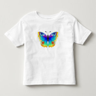 T-shirt Pour Les Tous Petits Oeil de paon arc-en-ciel