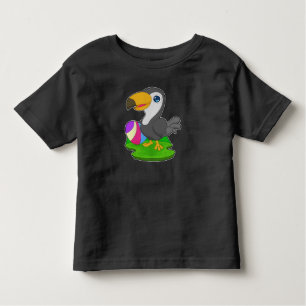 T-shirt Pour Les Tous Petits OEuf de Pâques Toucan