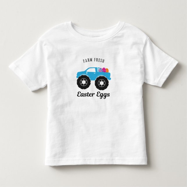 T-shirt Pour Les Tous Petits OEuf frais de la ferme (Devant)