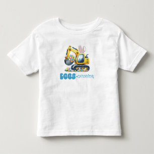 T-shirt Pour Les Tous Petits OEufs de Pâques Bleus Bunny-Cavateur