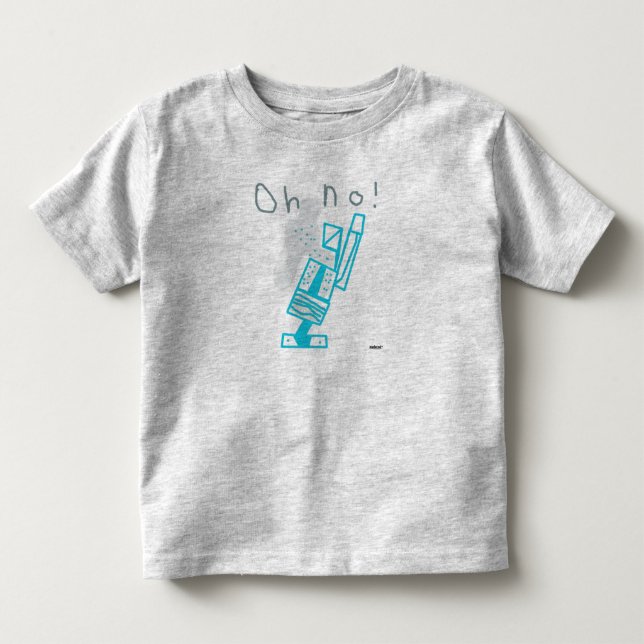 T-shirt Pour Les Tous Petits Oh non ! catastrophe sous vide (Devant)