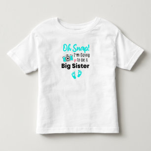 T-shirt Pour Les Tous Petits Oh, Snap ! Je vais être une grande soeur