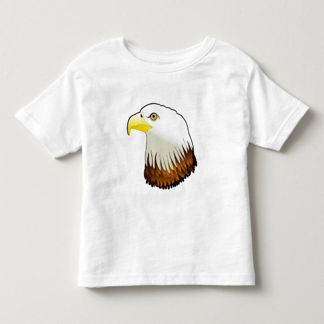 T-shirt Pour Les Tous Petits Oiseau d'Eagle de proie puissant chauve (Devant)