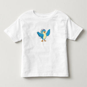 T-shirt Pour Les Tous Petits Oiseau en fiancée avec voile