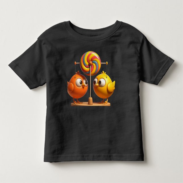 T-shirt Pour Les Tous Petits Oiseaux Tintamare (Devant)