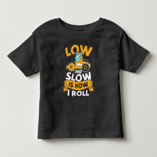 T-shirt Pour Les Tous Petits Opérateur de pavage d'asphalte Travailleur de ma