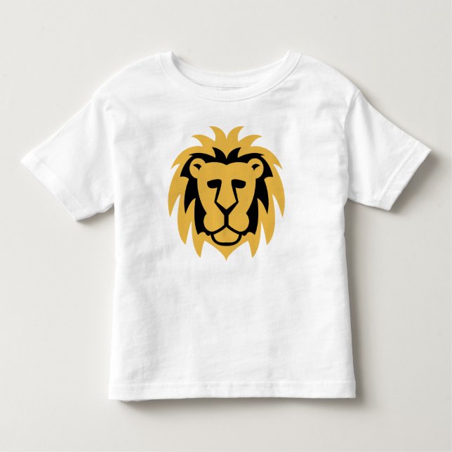 T-shirt Pour Les Tous Petits Or de lion (Devant)