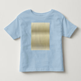 T-shirt Pour Les Tous Petits Or et argent (bandes)