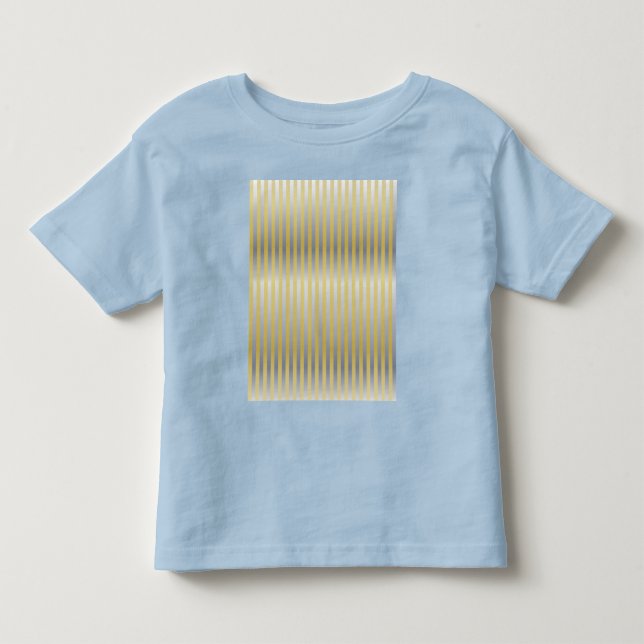T-shirt Pour Les Tous Petits Or et argent (bandes) (Devant)