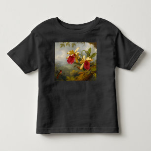 T-shirt Pour Les Tous Petits Orchidées et colibri Heade