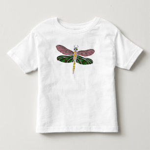 T-shirt Pour Les Tous Petits Ormeau Shell et libellule en verre souillé