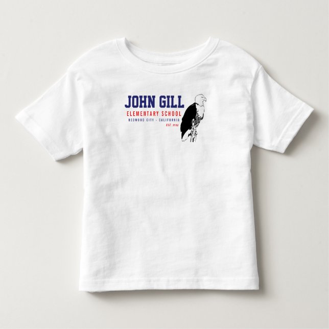 T-shirt Pour Les Tous Petits Ouïe Eagle de John de base (Devant)