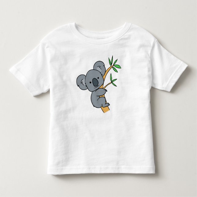 T-shirt Pour Les Tous Petits Ours de koala mignon (Devant)