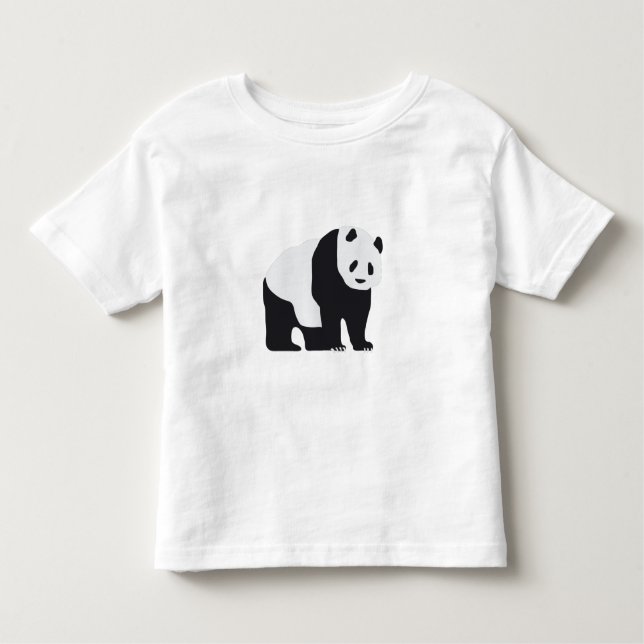 T-shirt Pour Les Tous Petits Ours Panda (Devant)