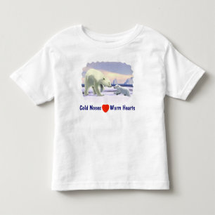 T-shirt Pour Les Tous Petits Ours Polaire - Mama Nez Meilleur