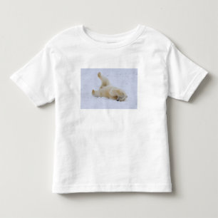 T-shirt Pour Les Tous Petits ours polaire, Ursus maritimus, ourson roulant
