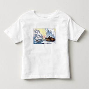 T-shirt Pour Les Tous Petits Ours Polaires, Walrus Et Phoques