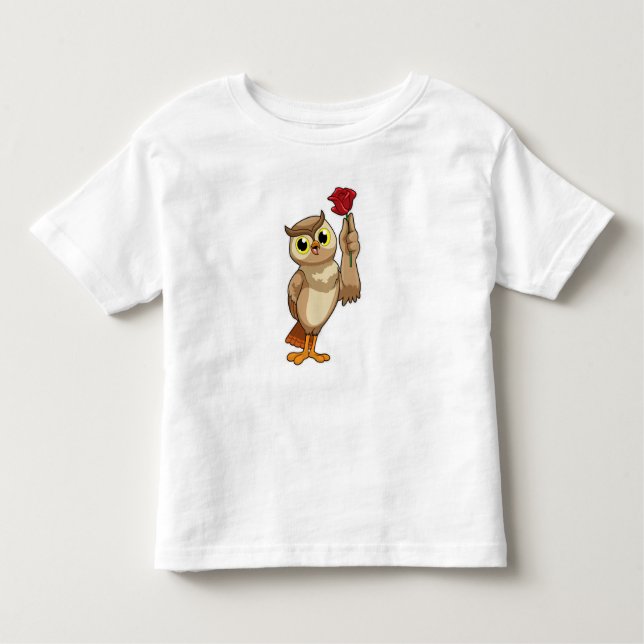 T-shirt Pour Les Tous Petits Owl (Devant)