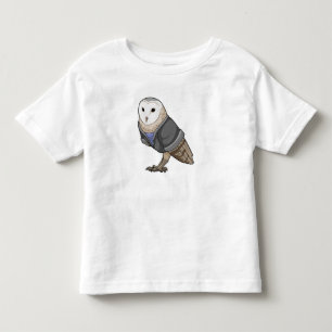 T-shirt Pour Les Tous Petits Owl comme secrétaire