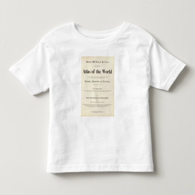 T-shirt Pour Les Tous Petits Page titre d'atlas répertorié (Devant)