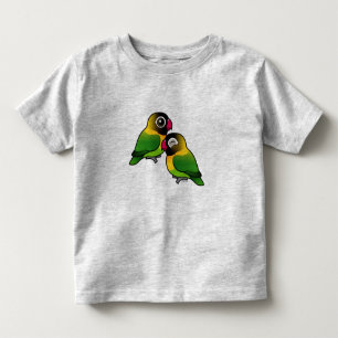 T-shirt Pour Les Tous Petits Paires adorables masquées de perruche