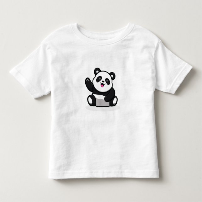 T-shirt Pour Les Tous Petits Panda (Devant)