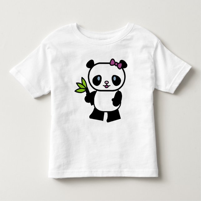 T-shirt Pour Les Tous Petits Panda (Devant)