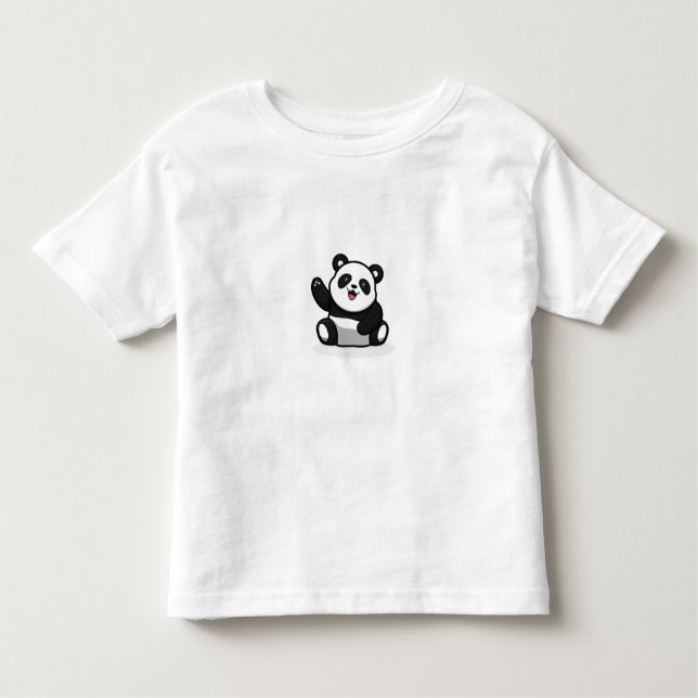 T-shirt Pour Les Tous Petits Panda (Devant)