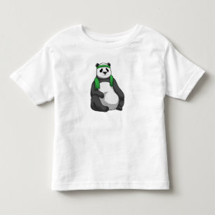 T-shirt Pour Les Tous Petits Panda à Fitness avec serviette