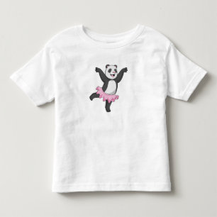 T-shirt Pour Les Tous Petits Panda comme Ballerina au Ballet