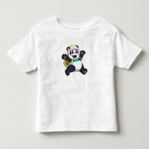 T-shirt Pour Les Tous Petits Panda comme étudiant