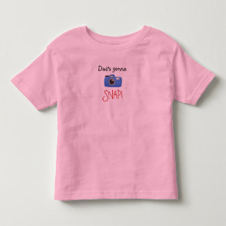 T-shirt Pour Les Tous Petits Papa allant se casser !