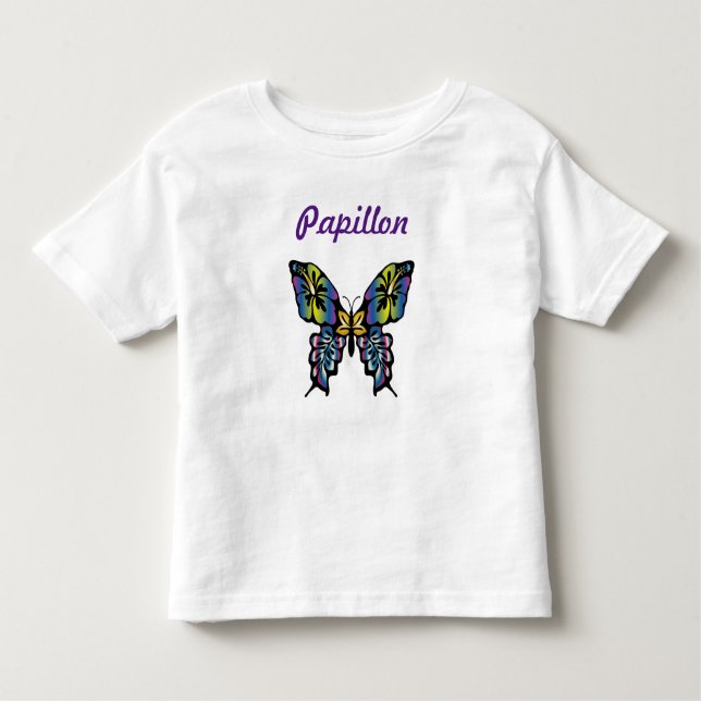 T-shirt Pour Les Tous Petits Papillon (Devant)